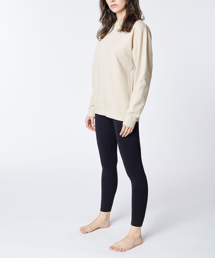 Black Genderless Cotton Pullover Sweatshirts