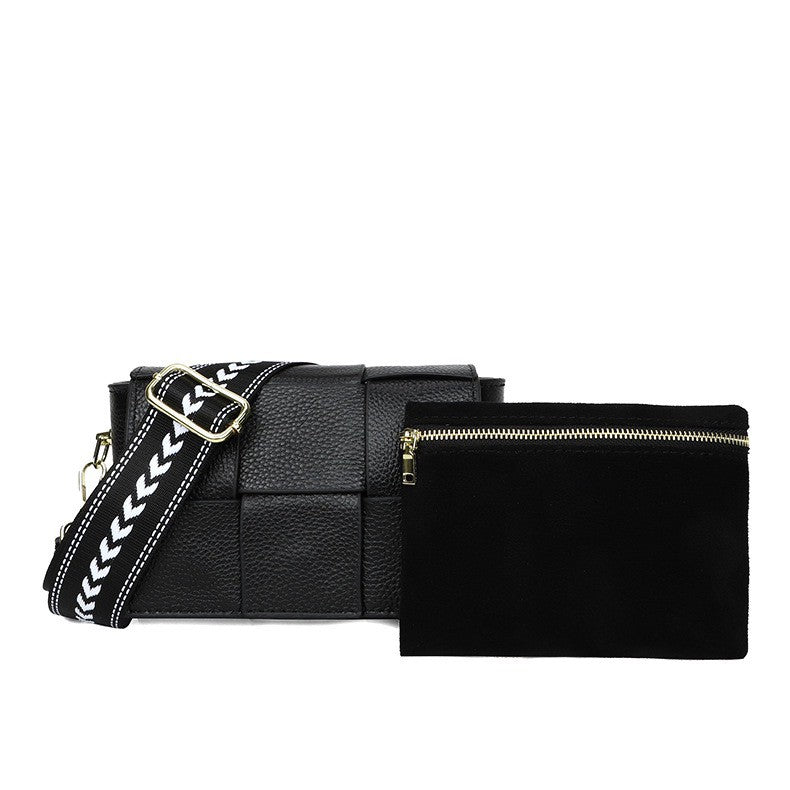 Margot Foldover Leather Crossbody | Anekay