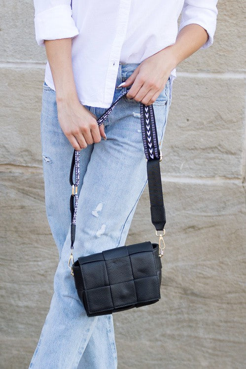 Margot Foldover Leather Crossbody | Anekay
