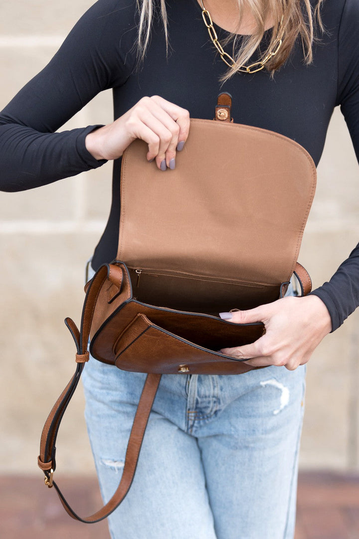 Blair Foldover Buckle Crossbody | Anekay