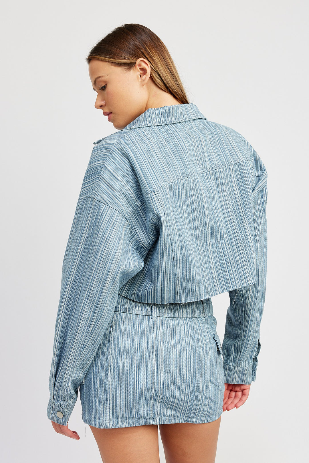 Cropped Denim Jacket