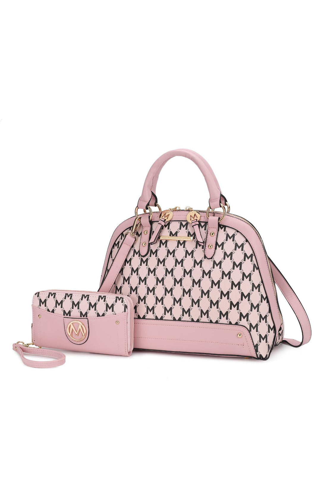 Mkf Frida Satchel Bag With Matching Wallet By Mia