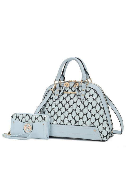 Mkf Frida Satchel Bag With Matching Wallet By Mia