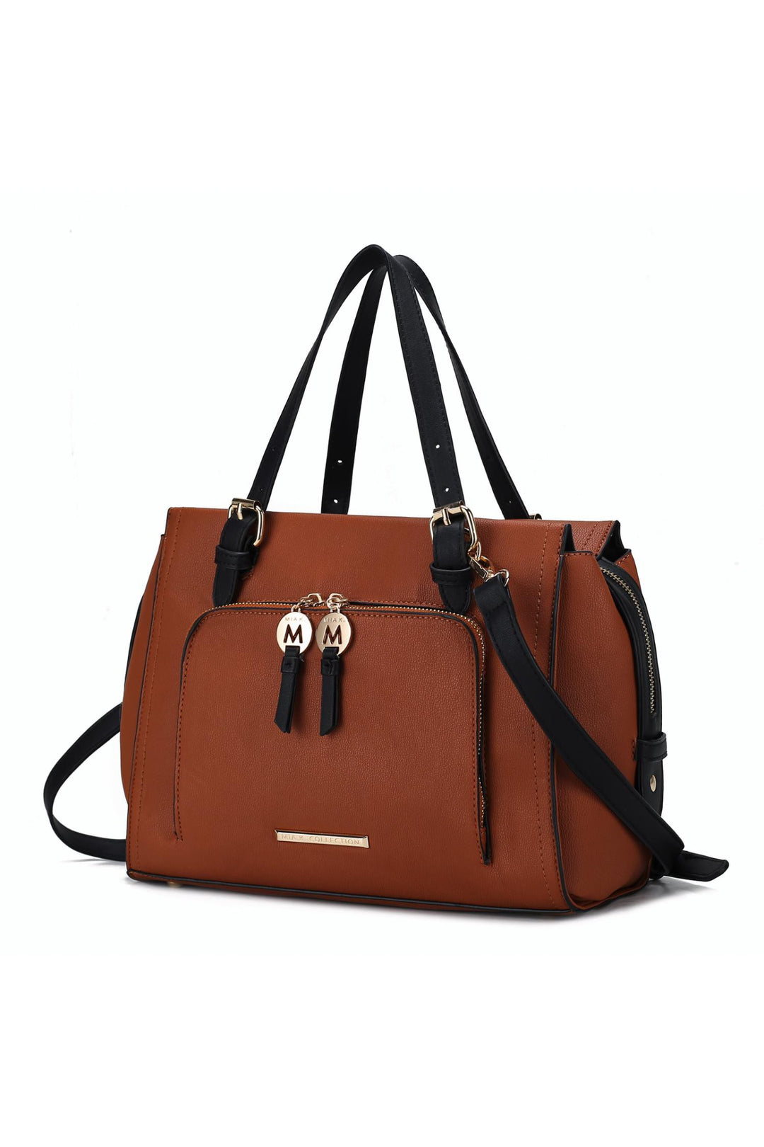 Mkf Elise Color Block Satchel Bag By Mia K