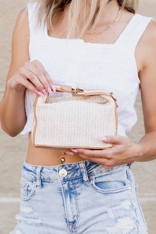 Imani Crochet Top Handle Crossbody | Anekay