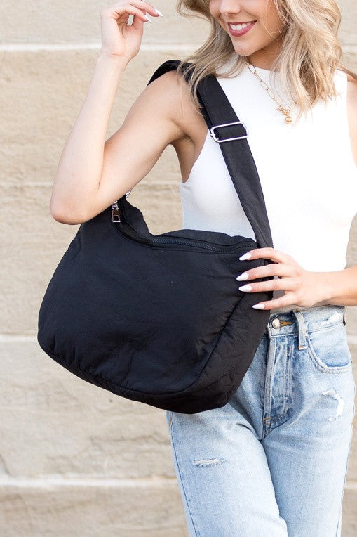 Pale Mauve Lula Everywhere Nylon Messenger