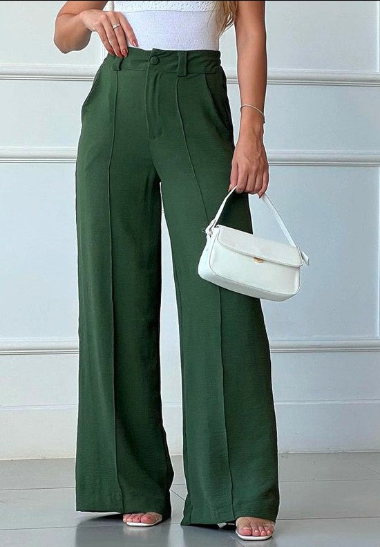 Black Wide Leg Pants 1