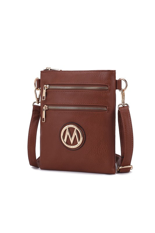 Pewter Mkf Collection Medina Crossbody Bag By Mia K