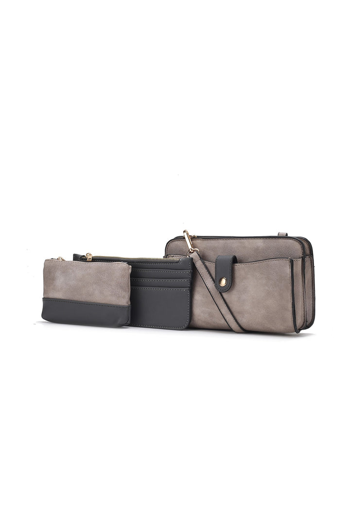 Red Mkf Collection Muriel Crossbody Bag By Mia K