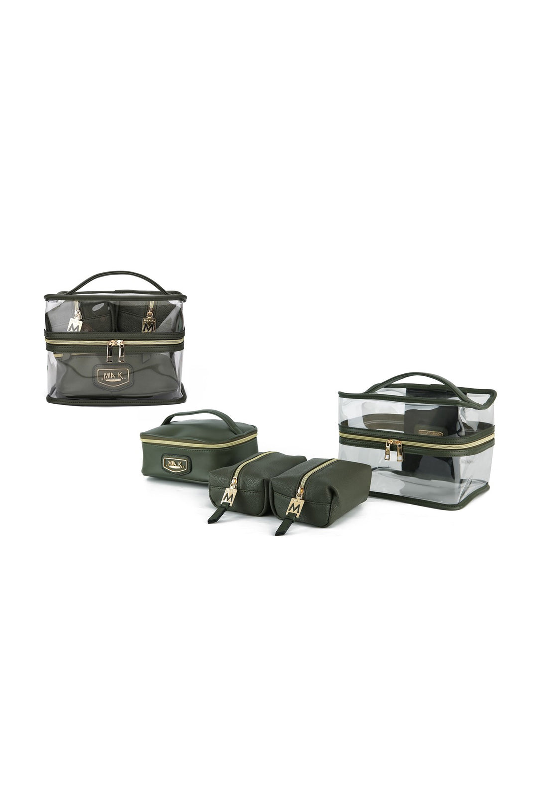 Olive Mkf Collection Emma Cosmetic Clear Case Set By Mia