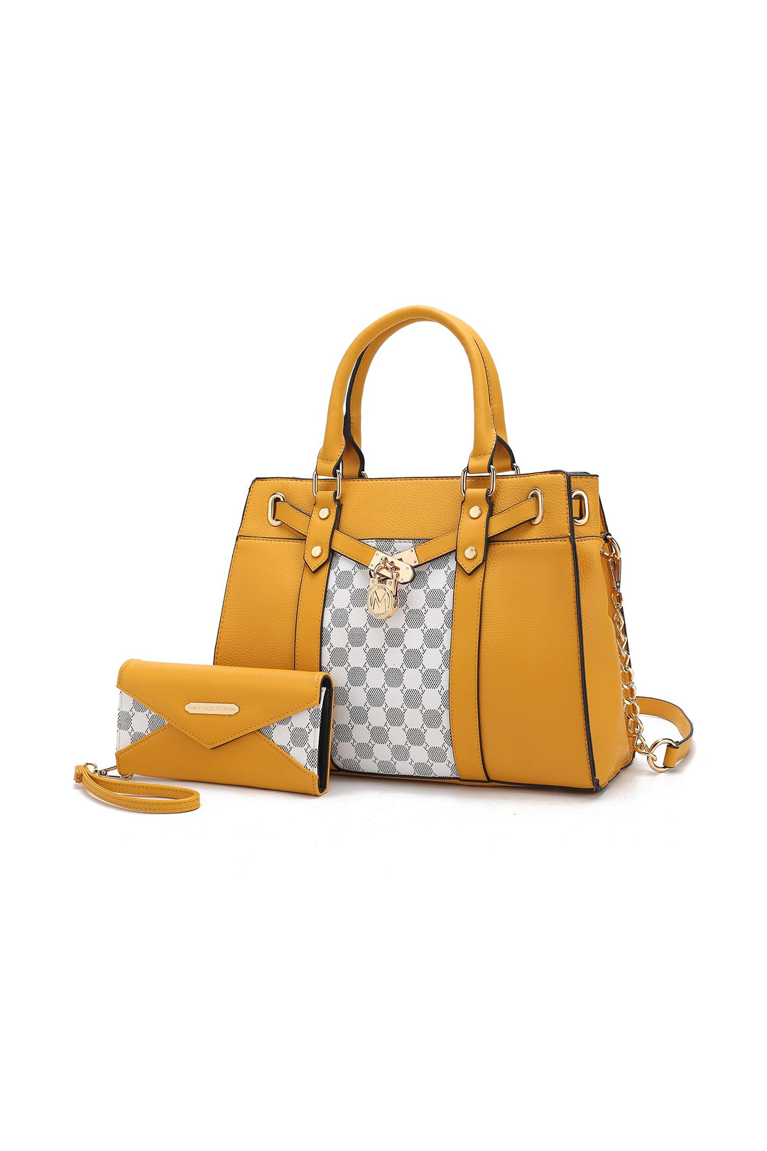 Mkf Collection Circular Print Satchel Bag By Mia K