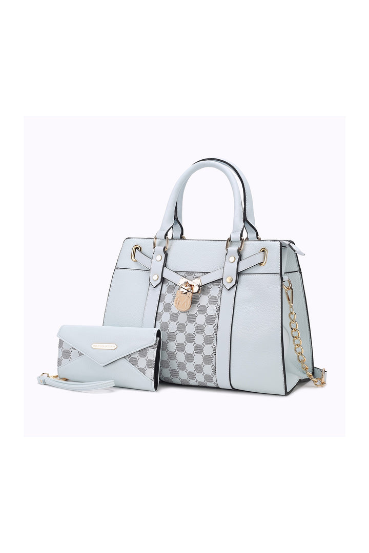 Mkf Collection Circular Print Satchel Bag By Mia K