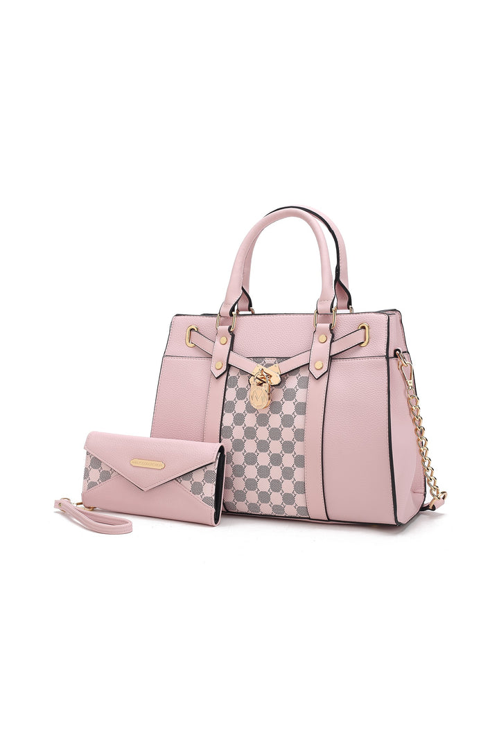 Mkf Collection Circular Print Satchel Bag By Mia K