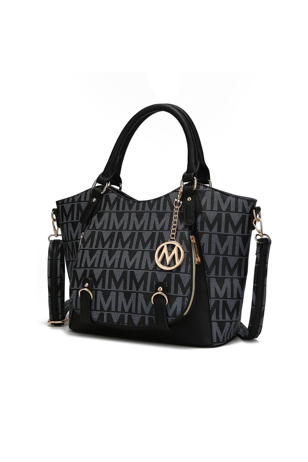 Tan Mkf Collection Fula Signature Satchel Bag By Mia K