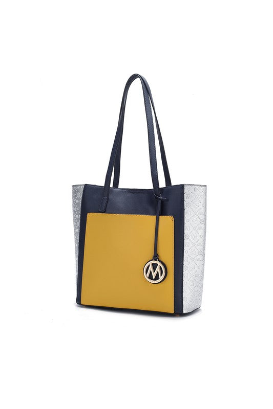 Mkf Collection Leah Color Block Tote Bag By Mia K