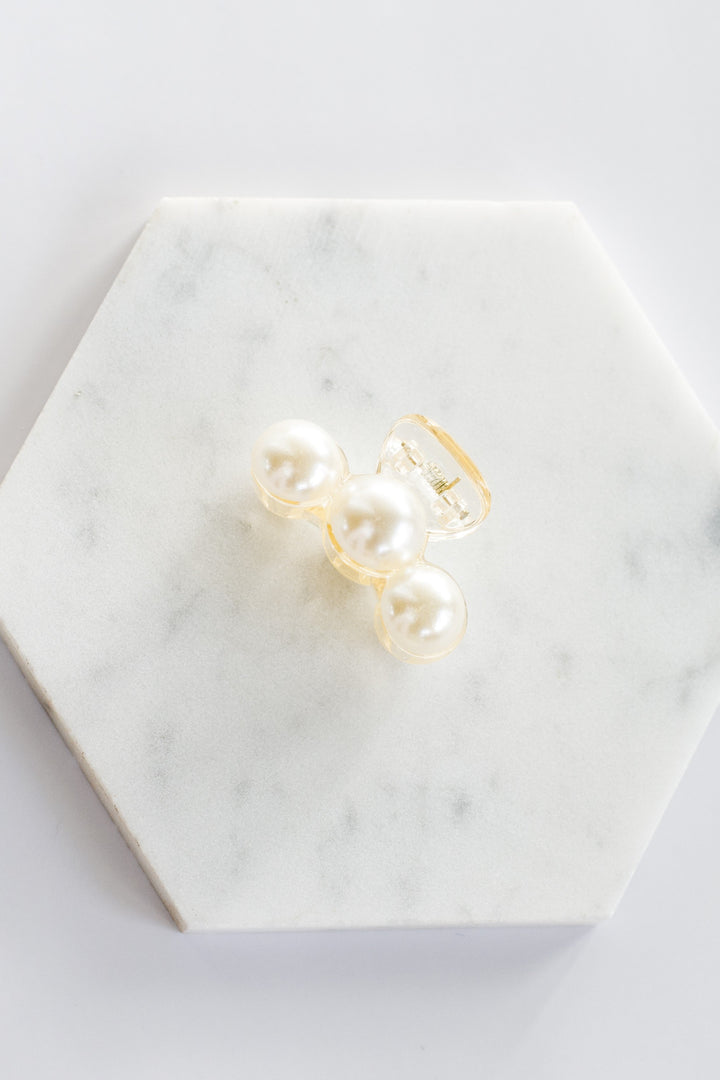 Pearl Hair Claw Clip Set 2Pk