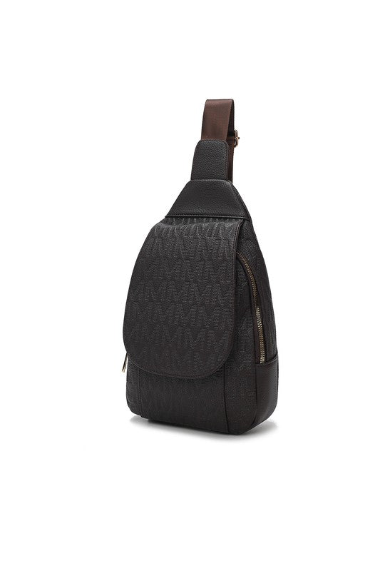 Taupe Mkf Collection Cleisy Sling Bag By Mia K
