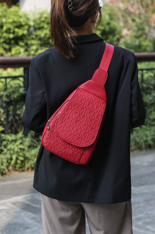 Black Mkf Collection Cleisy Sling Bag By Mia K