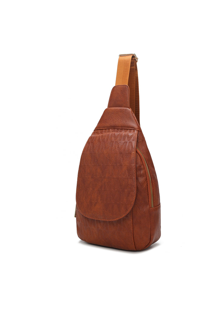 Tan Mkf Collection Cleisy Sling Bag By Mia K