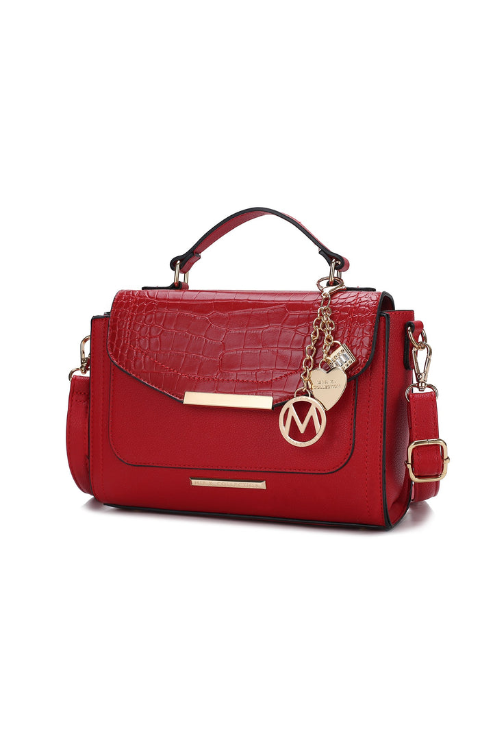 Mkf Collection Sylvie Croco Embossed Shoulder Mia