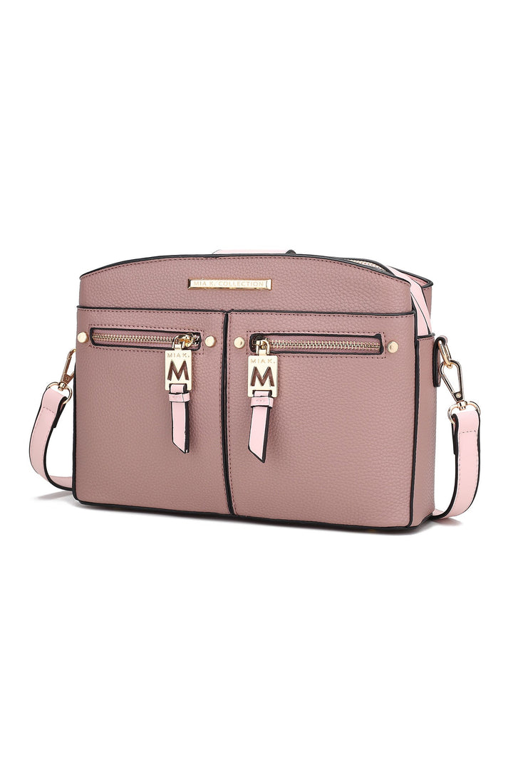 Navy-Mustard Mkf Collection Zoely Crossbody Bag By Mia K