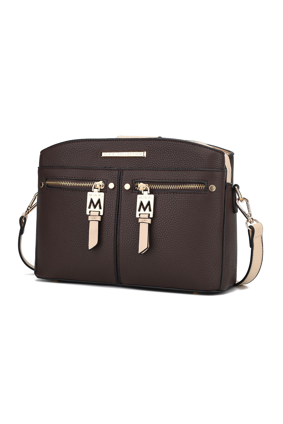 Coffee-Beige Mkf Collection Zoely Crossbody Bag By Mia K