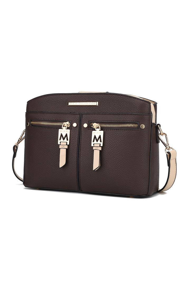 Coffee-Beige Mkf Collection Zoely Crossbody Bag By Mia K