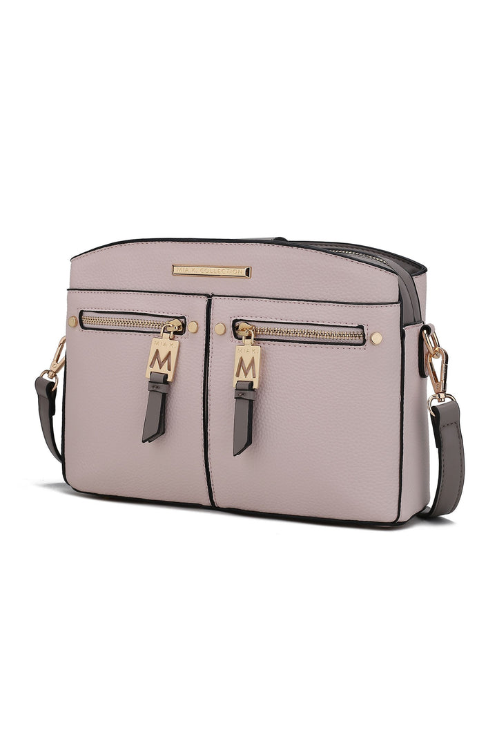 Charcoal-Light Blue Mkf Collection Zoely Crossbody Bag By Mia K