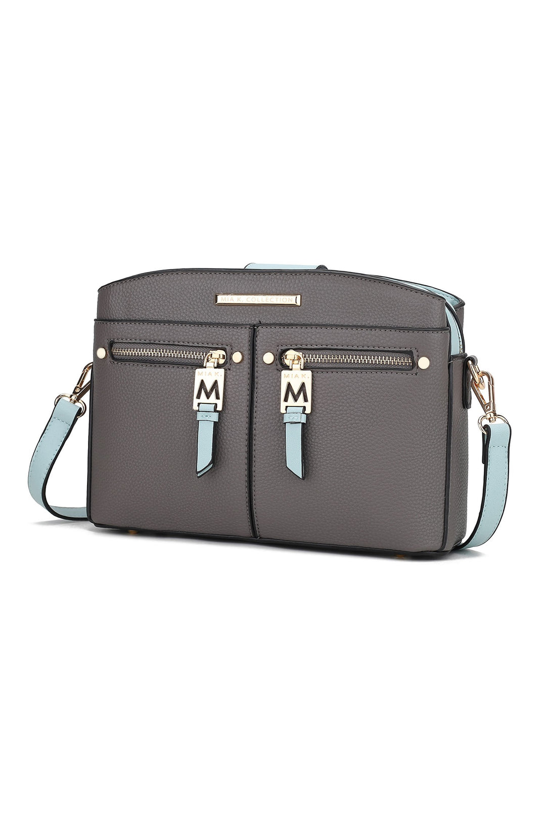 Denim-Light Blue Mkf Collection Zoely Crossbody Bag By Mia K