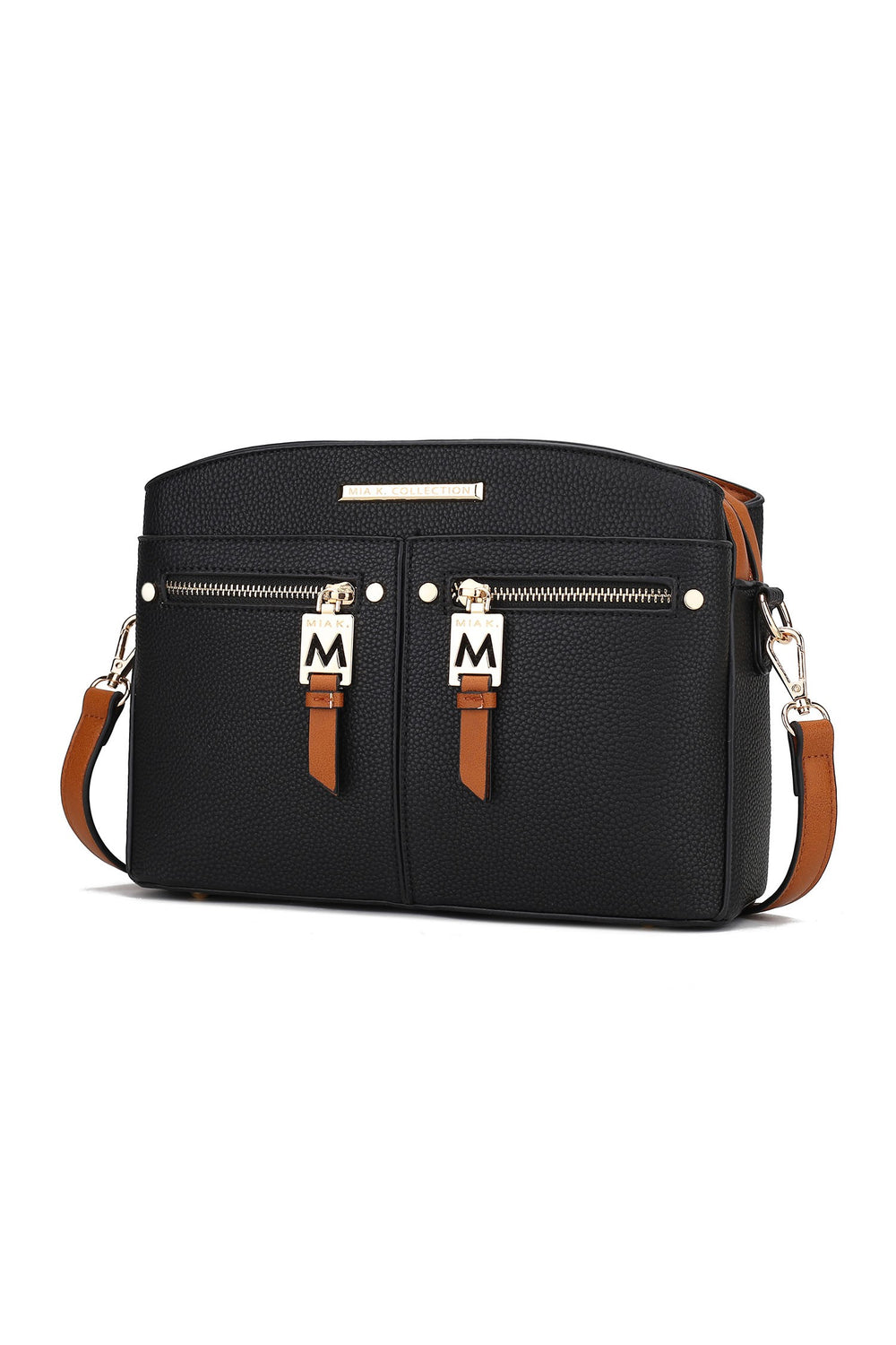 Blush-Charcoal Mkf Collection Zoely Crossbody Bag By Mia K