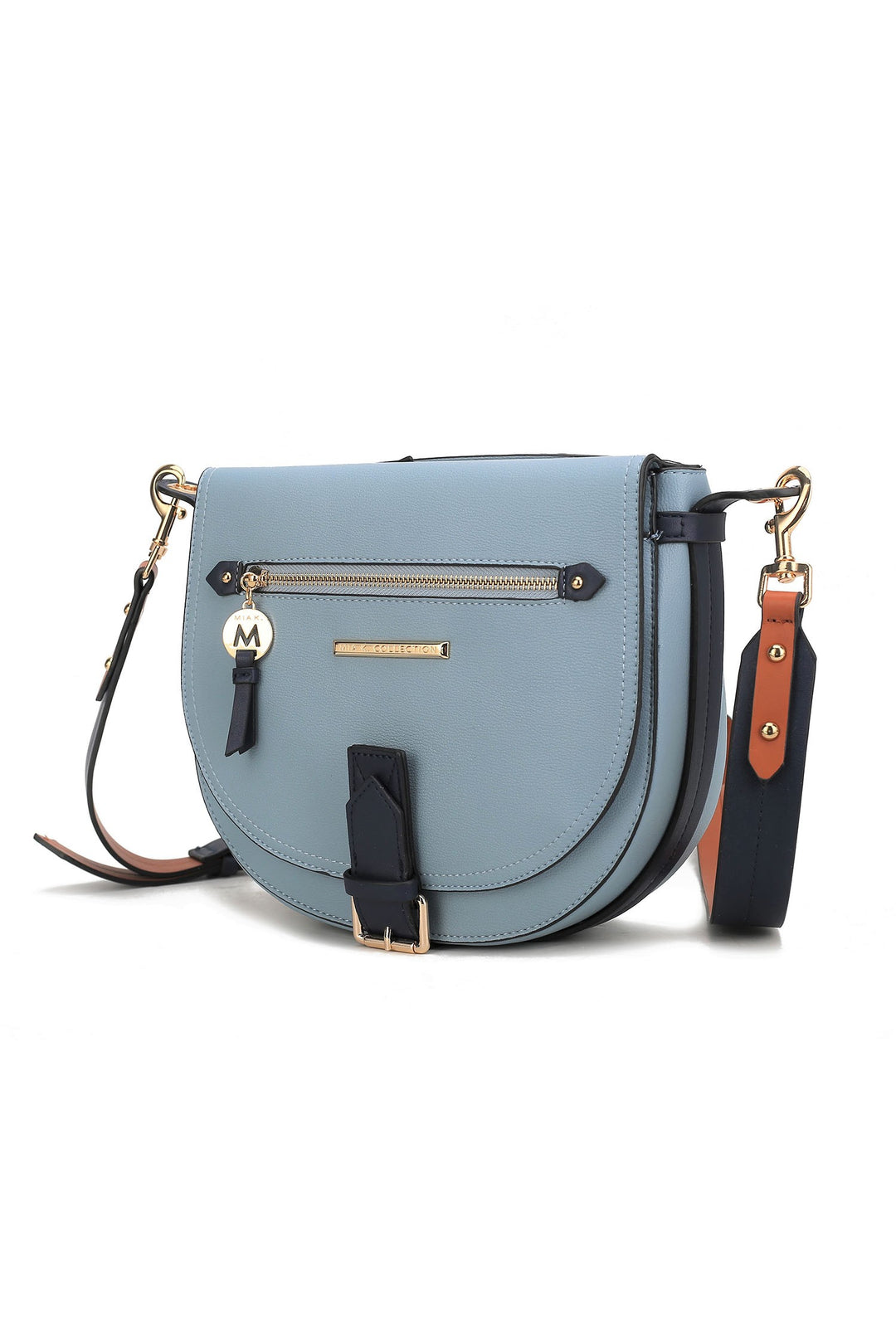 Mauve Mkf Drew Women Color Block Shoulder Bag By Mia K