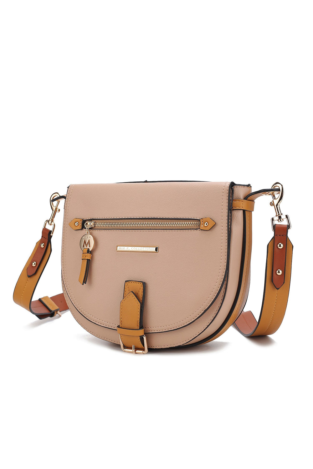 Black Mkf Drew Women Color Block Shoulder Bag By Mia K