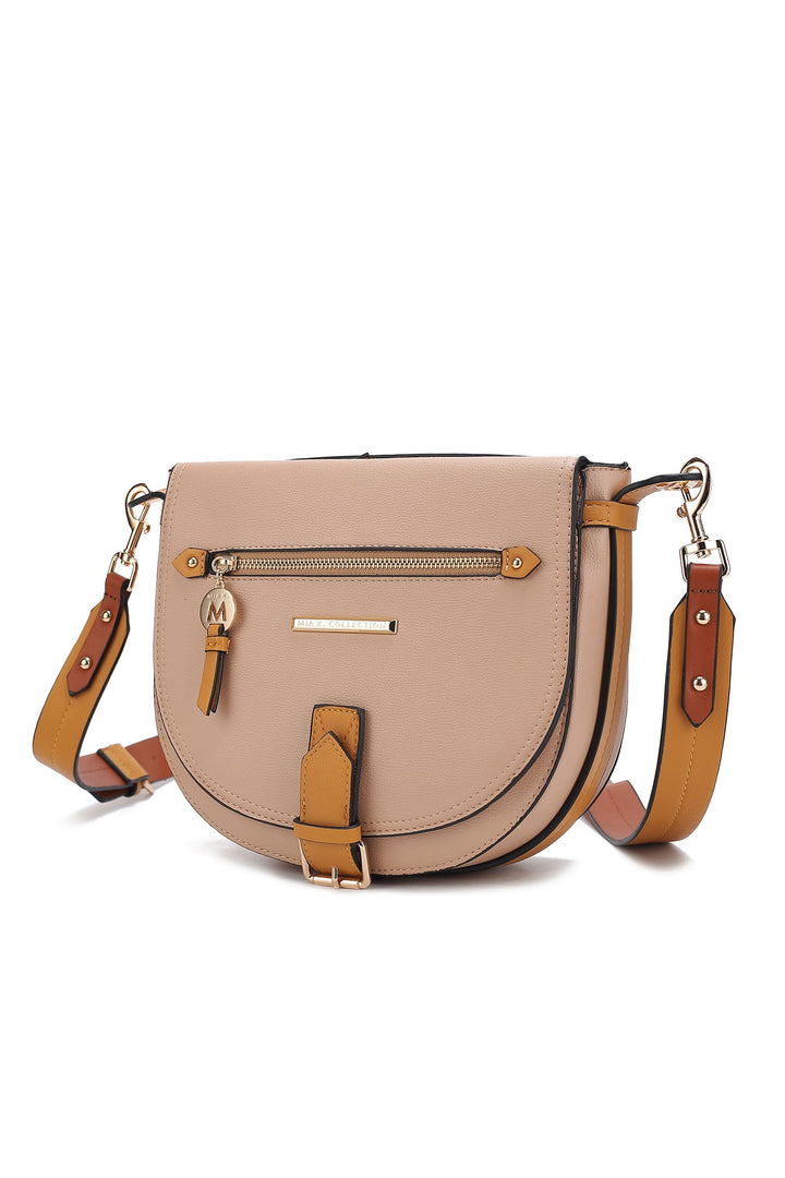 Black Mkf Drew Women Color Block Shoulder Bag By Mia K