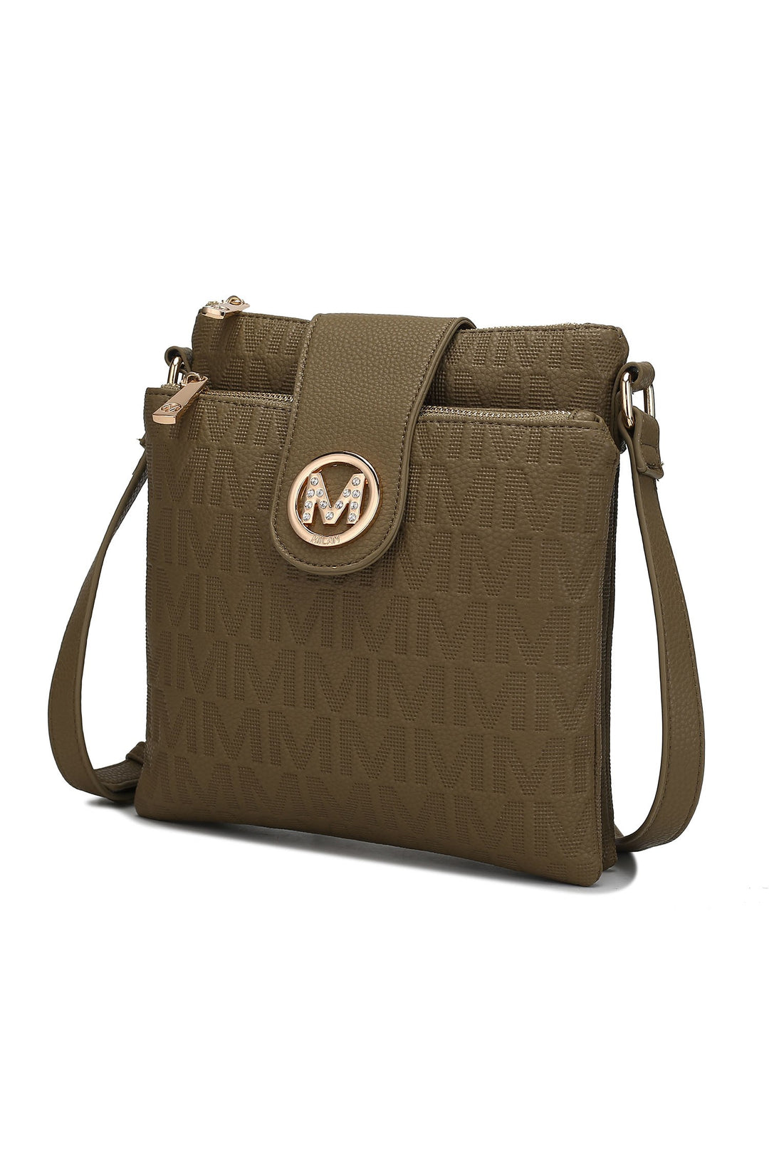 Red Mkf Marietta M Signature Crossbody Bag By Mia K