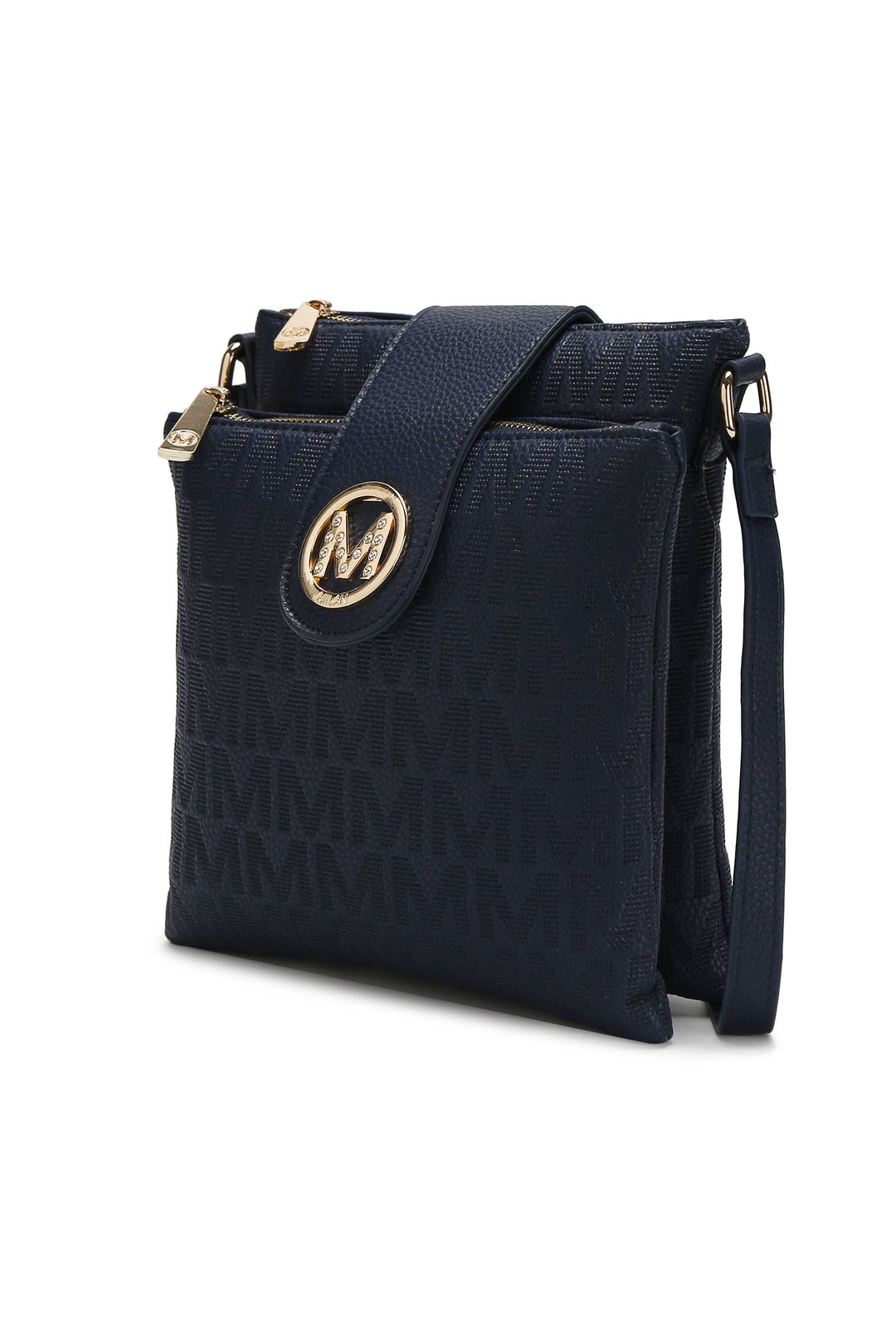Taupe Mkf Marietta M Signature Crossbody Bag By Mia K