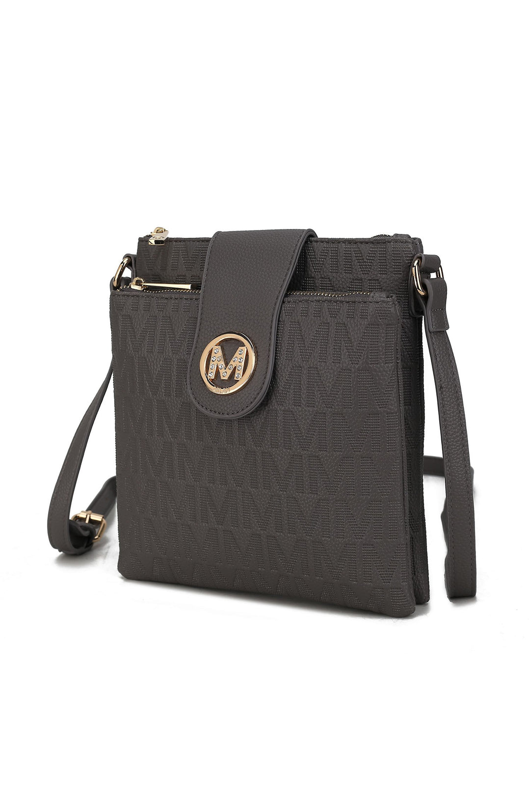 Rose Pink Mkf Marietta M Signature Crossbody Bag By Mia K
