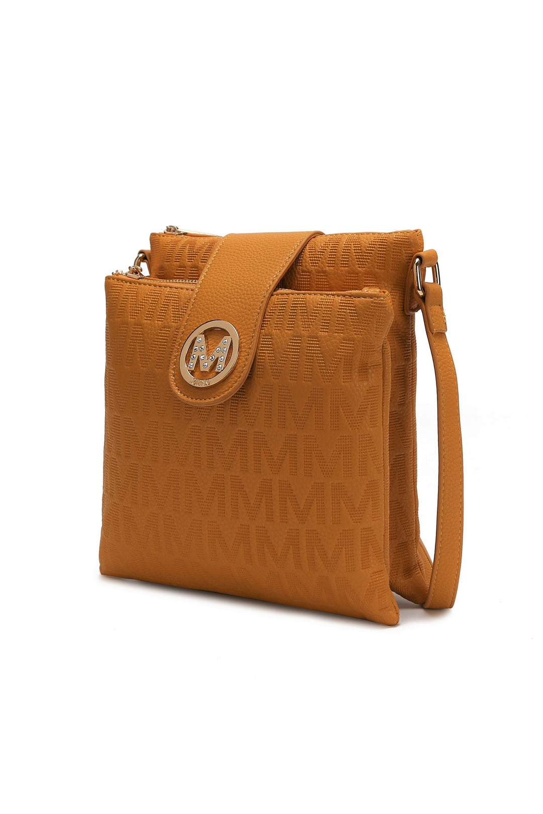 Tan Mkf Marietta M Signature Crossbody Bag By Mia K