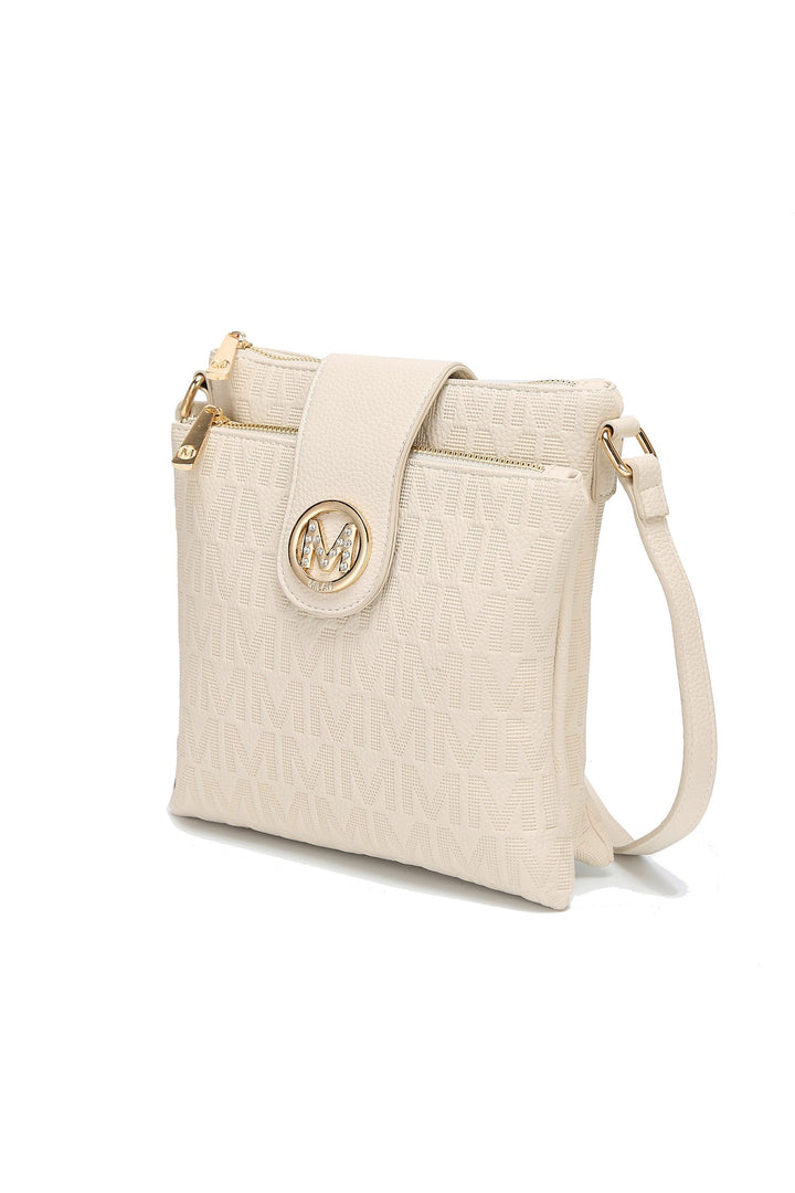 Mustard Mkf Marietta M Signature Crossbody Bag By Mia K