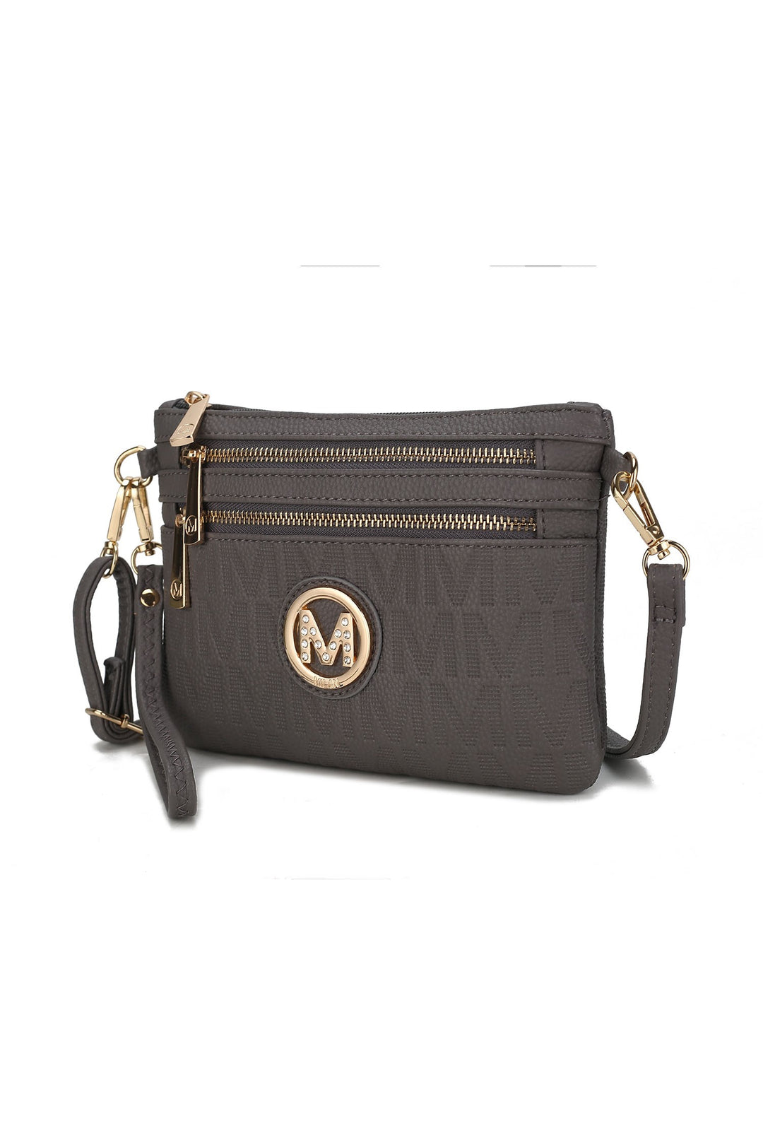 Navy Mkf Roonie Milan Signature Crossbody Bag By Mia