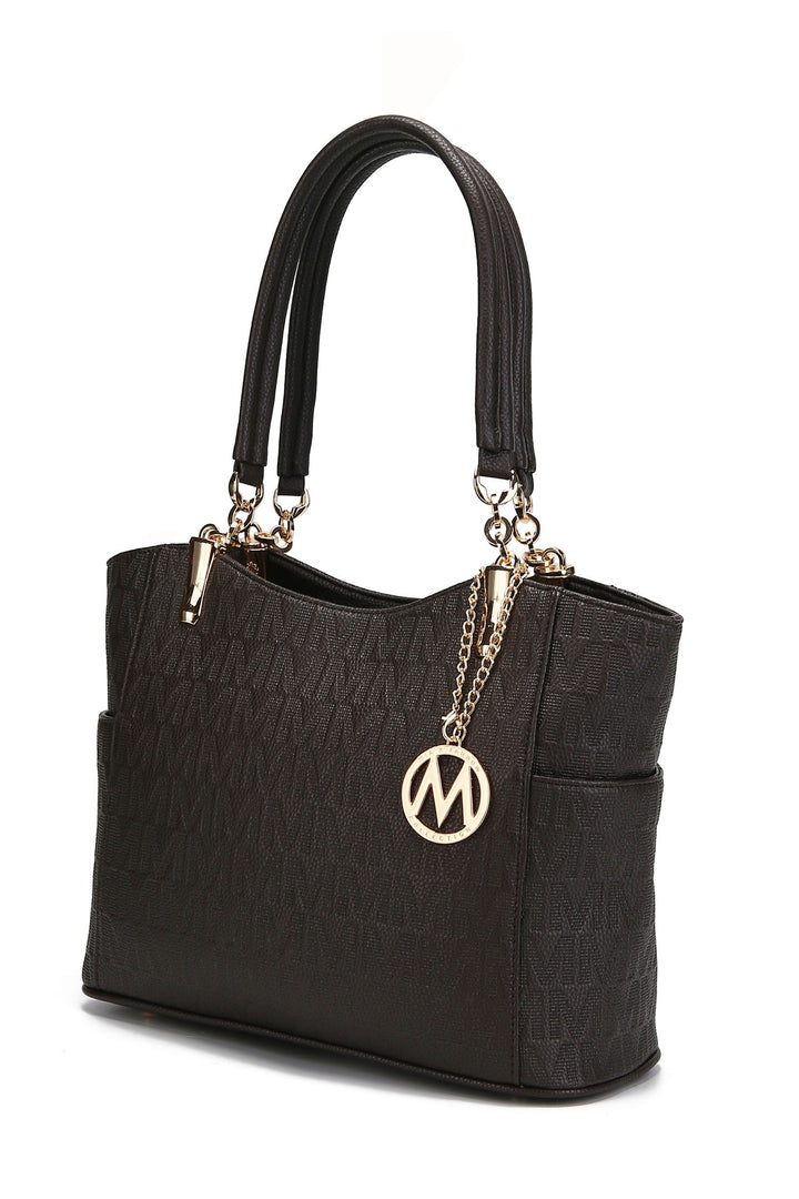 Taupe Mkf Collection Malika M Signature Satchel By Mia K