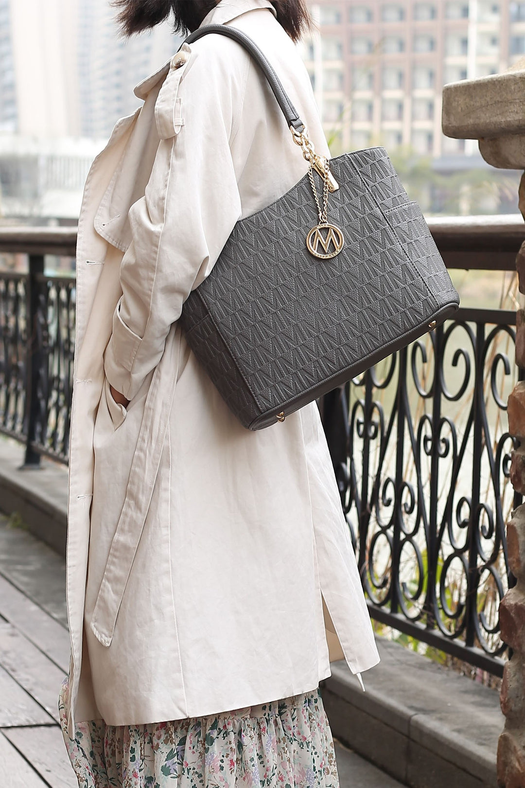 Camel Mkf Collection Malika M Signature Satchel By Mia K