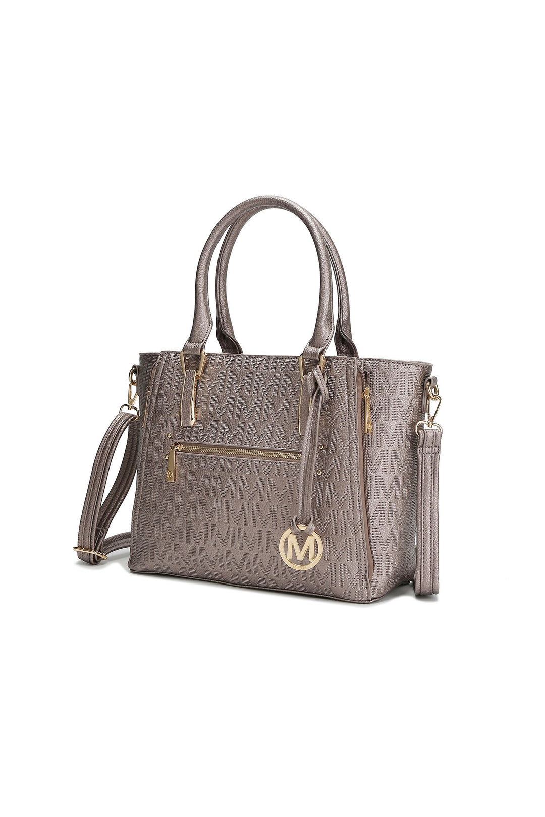 Red Mkf Cairo M Signature Satchel Bag By Mia K