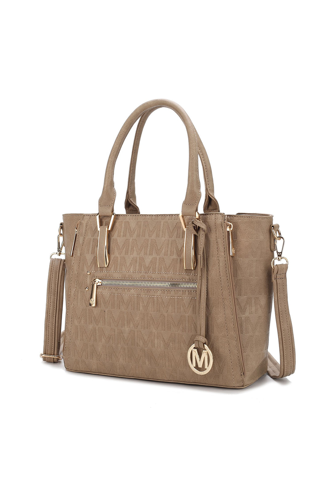 Mkf Cairo M Signature Satchel Bag By Mia K