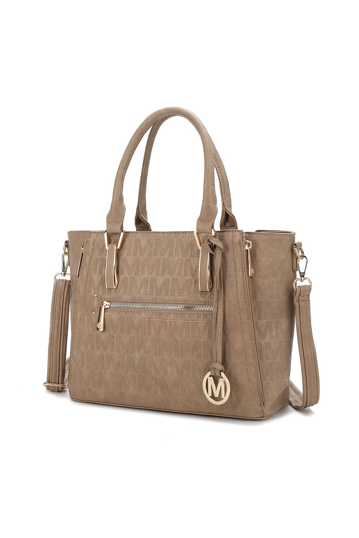 Mkf Cairo M Signature Satchel Bag By Mia K