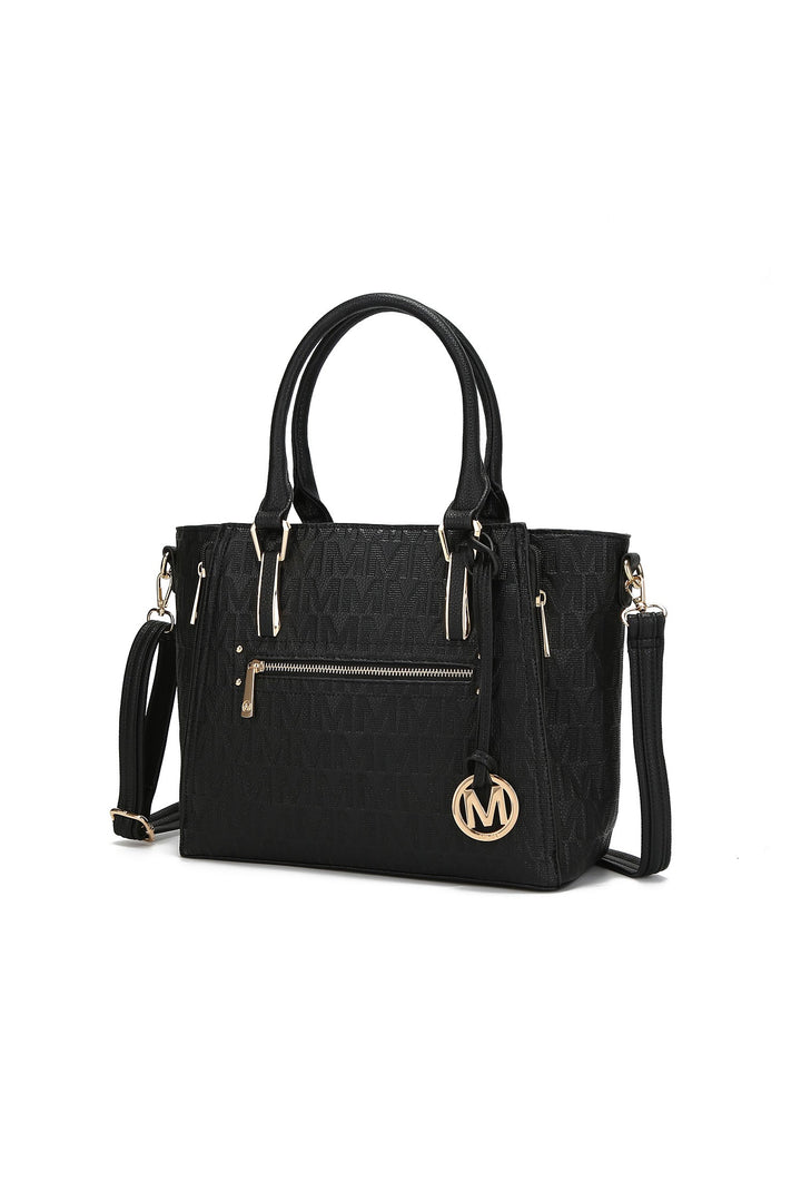 Camel Mkf Cairo M Signature Satchel Bag By Mia K
