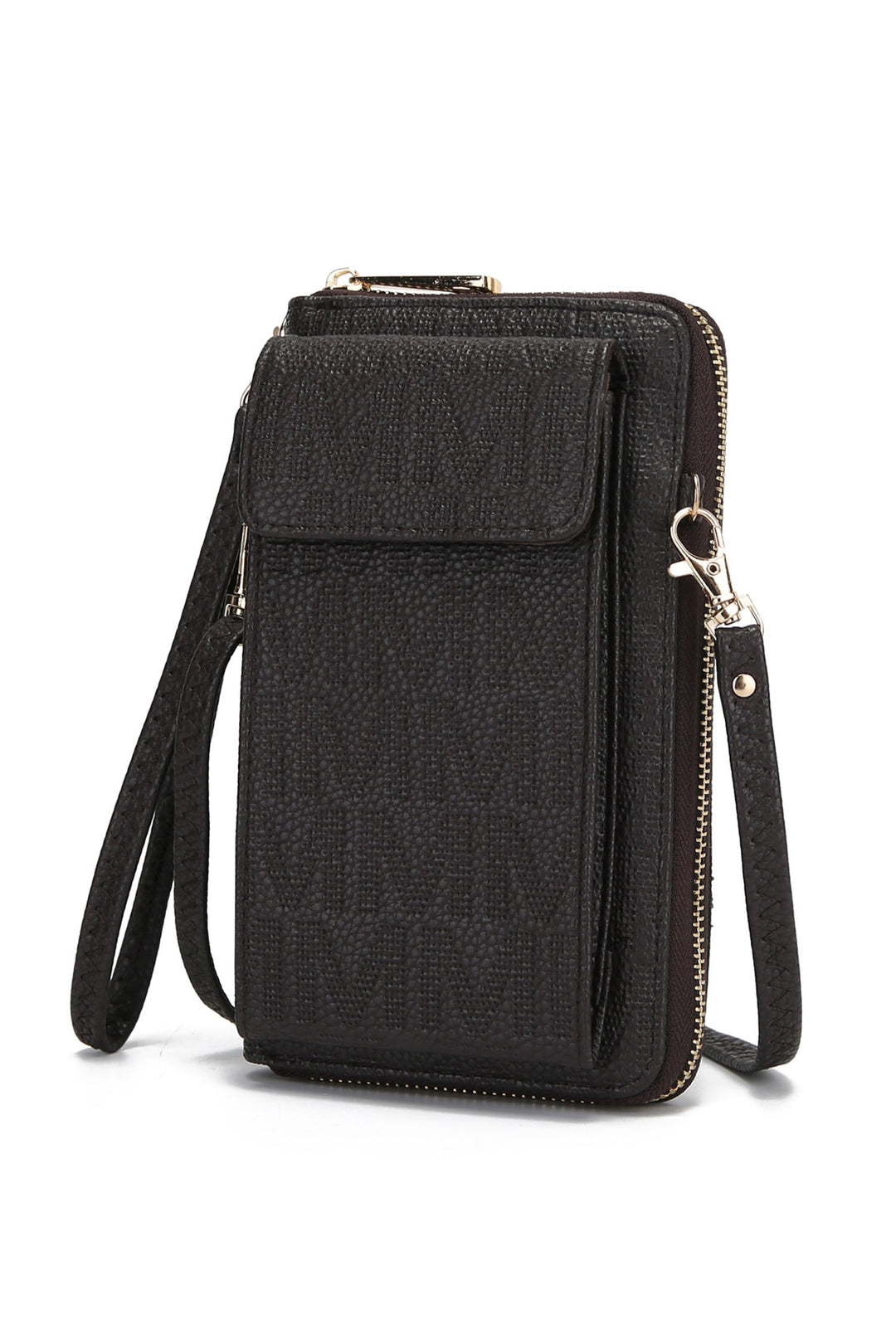 Mustard Mfk Collection Caddy Phone Wallet Crossbody By Mia