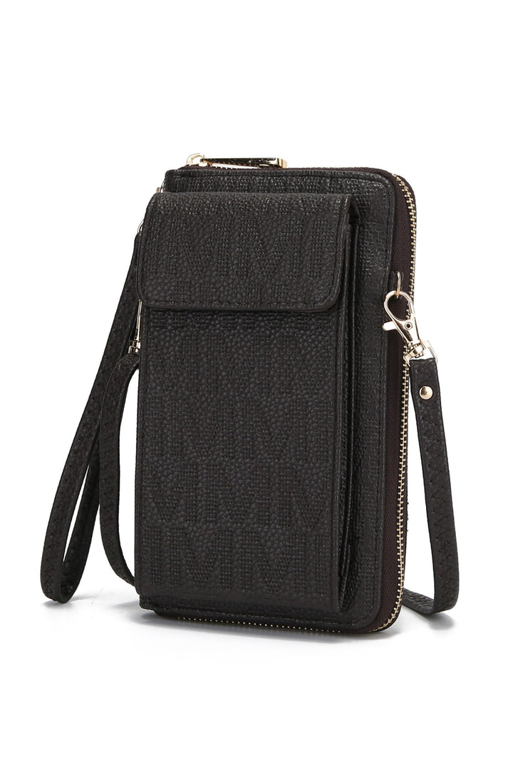Mustard Mfk Collection Caddy Phone Wallet Crossbody By Mia