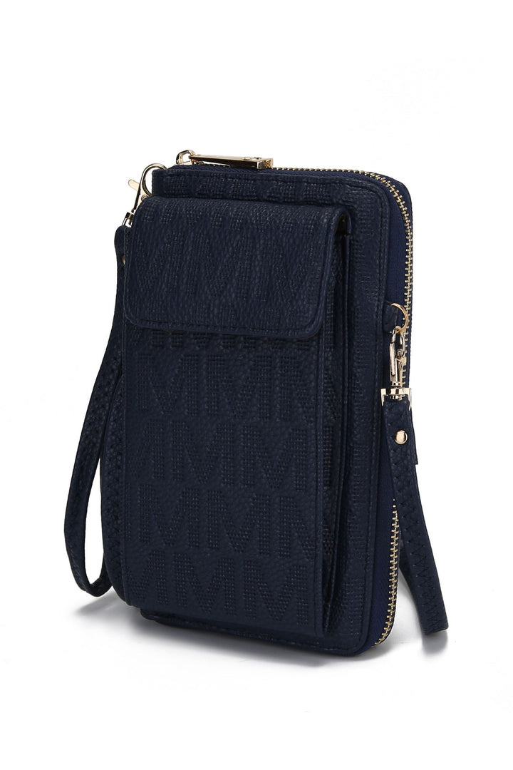 Purple Mfk Collection Caddy Phone Wallet Crossbody By Mia