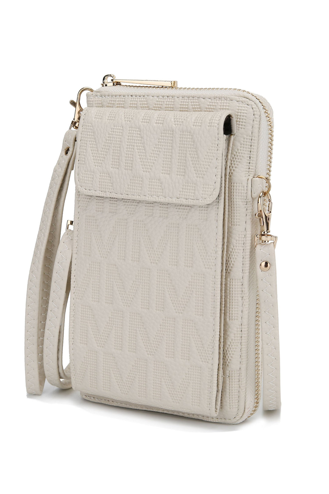 Camel Mfk Collection Caddy Phone Wallet Crossbody By Mia
