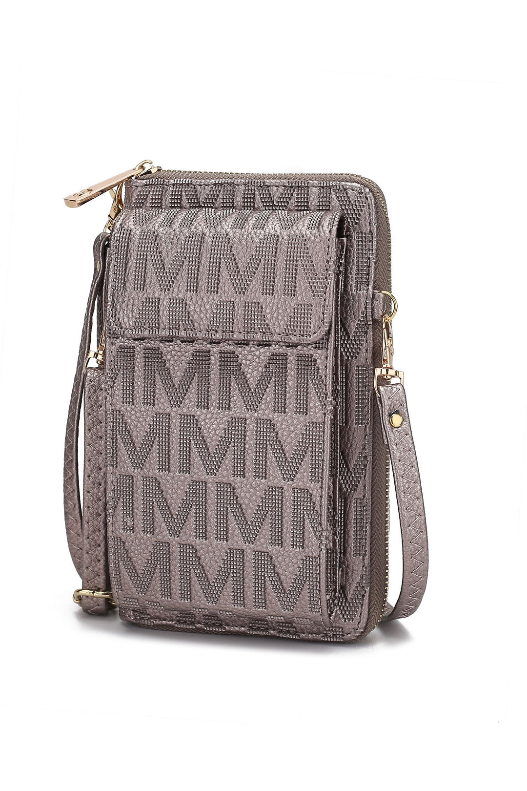 Rose Pink Mfk Collection Caddy Phone Wallet Crossbody By Mia